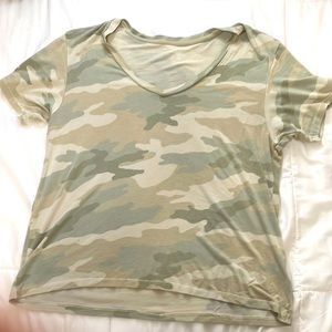 green camp american eagle shirt